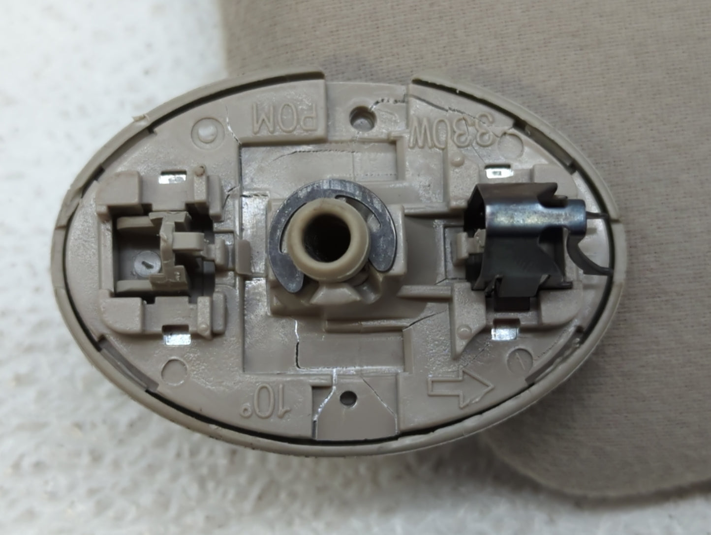 2007-2011 Toyota Camry Sun Visor Shade Replacement Passenger Right Mirror Fits Fits 2007 2008 2009 2010 2011 OEM Used Auto P