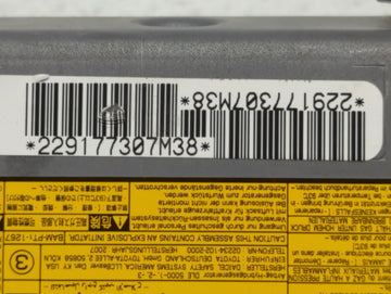 2007-2009 Toyota Camry Air Bag Passenger Right Dashboard Oem
