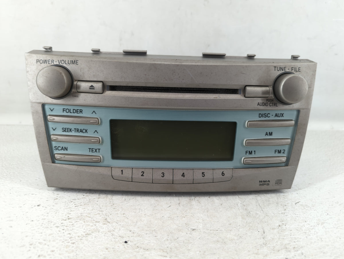 2007-2009 Toyota Camry Am Fm Cd Player Radio Receiver 582836 - Oemusedautoparts1.com
