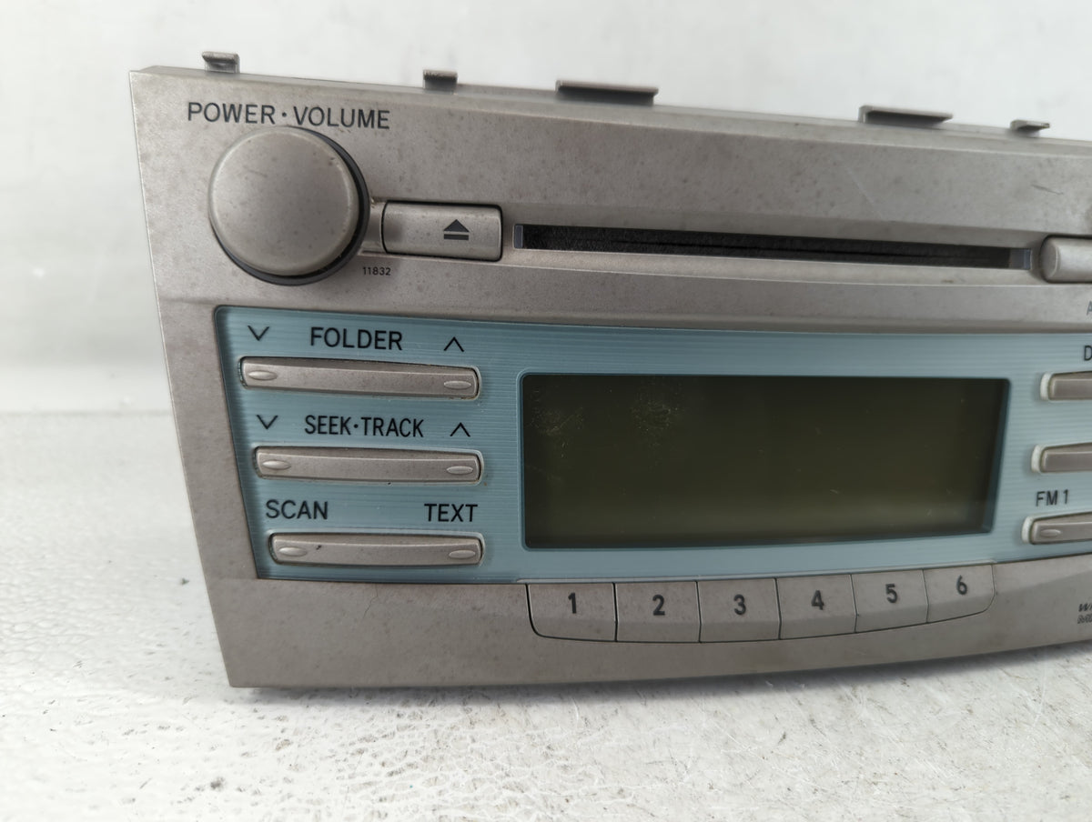2007-2009 Toyota Camry Am Fm Cd Player Radio Receiver 582836 - Oemusedautoparts1.com