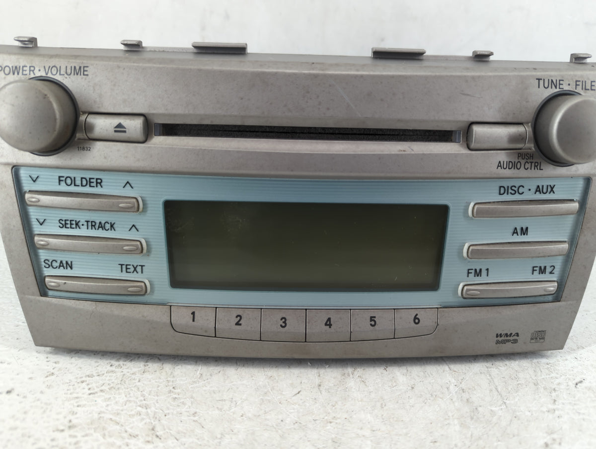 2007-2009 Toyota Camry Am Fm Cd Player Radio Receiver 582836 - Oemusedautoparts1.com