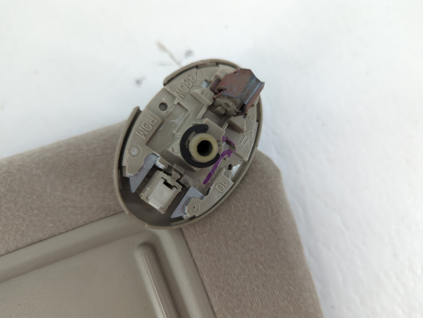 2007-2011 Toyota Camry Sun Visor Shade Replacement Passenger Right Mirror Fits Fits 2007 2008 2009 2010 2011 OEM Used Auto P