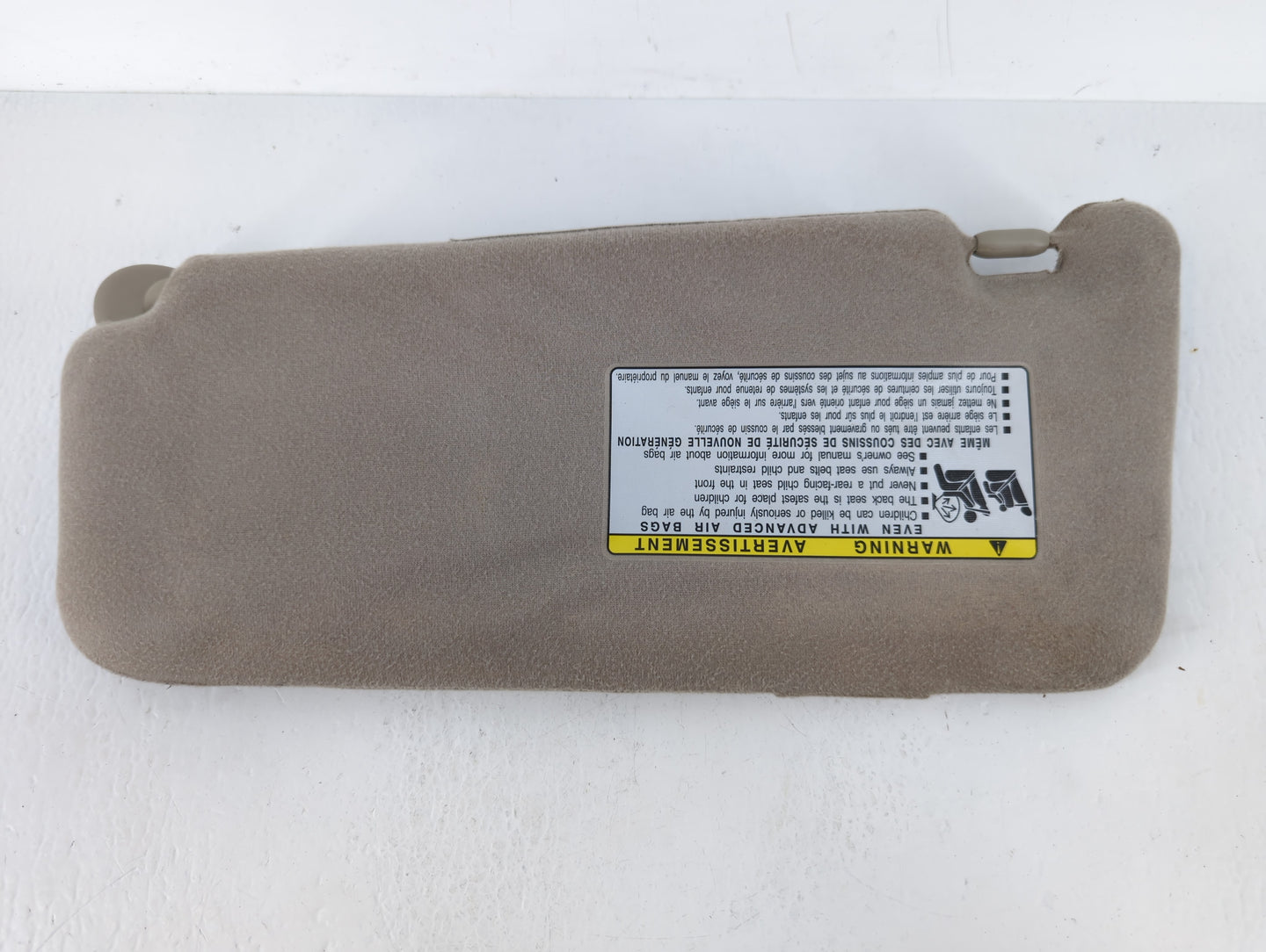 2007-2011 Toyota Camry Sun Visor Shade Replacement Passenger Right Mirror Fits Fits 2007 2008 2009 2010 2011 OEM Used Auto P