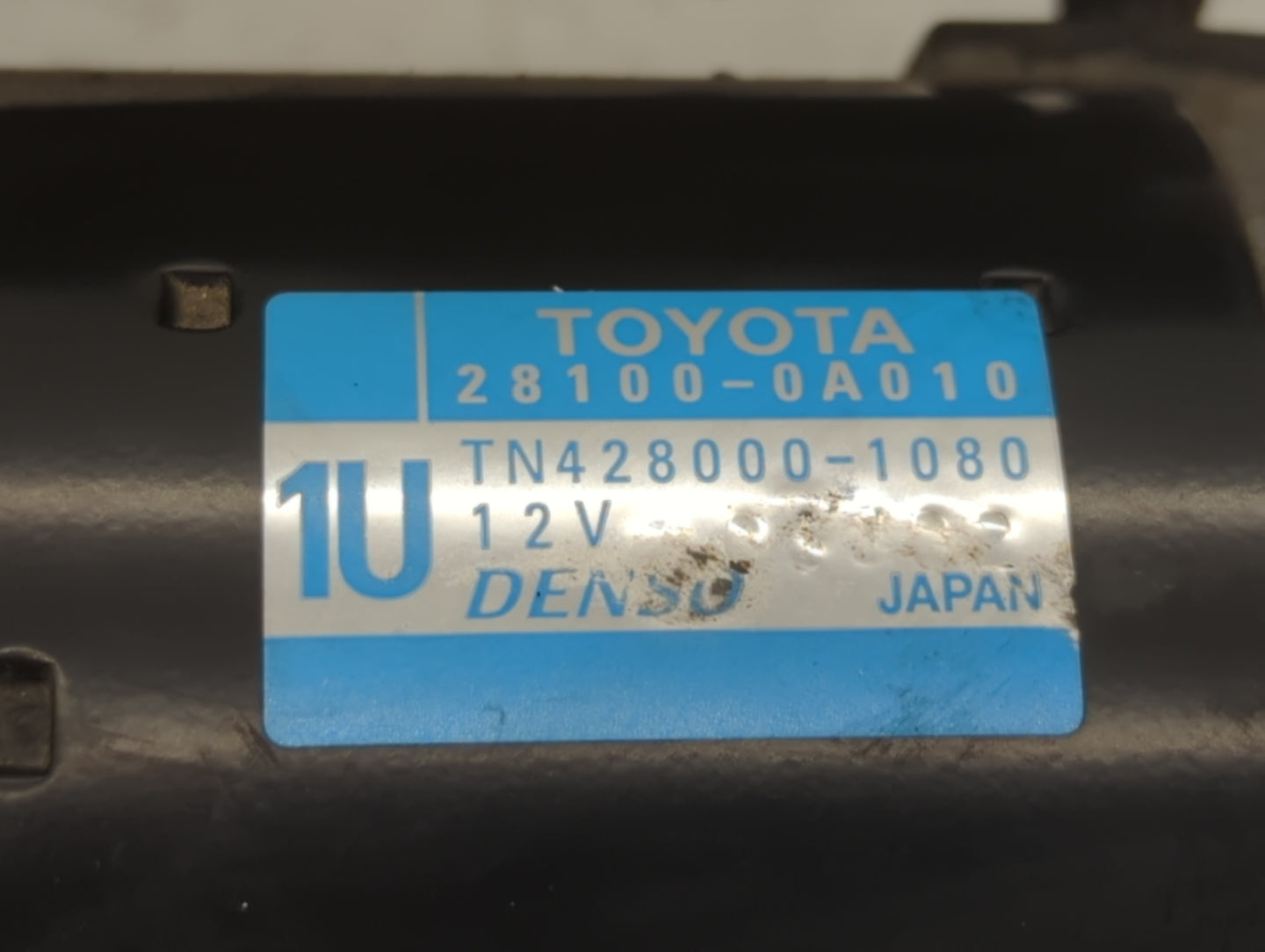 2004-2017 Toyota Camry Car Starter Motor Solenoid OEM P/N:TN428000-1080 28100-0A010 Fits OEM Used Auto Parts - Oemusedautopa
