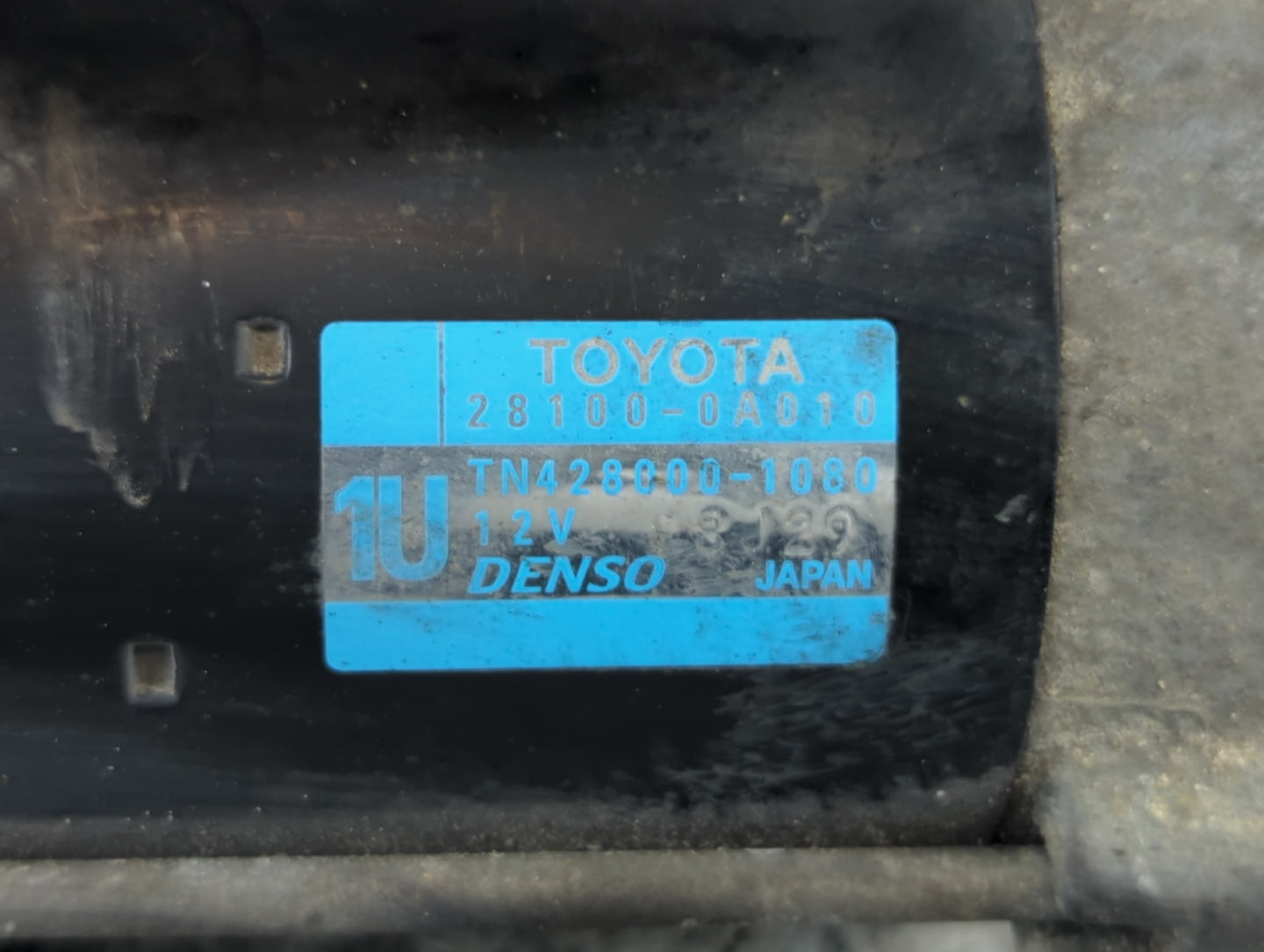 2004-2017 Toyota Camry Car Starter Motor Solenoid OEM P/N:TN428000-1080 28100-0A010 Fits OEM Used Auto Parts - Oemusedautopa