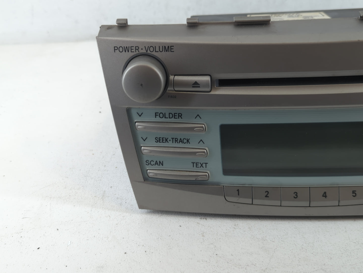 2007-2009 Toyota Camry Radio AM FM Cd Player Receiver Replacement P/N:123000-0660A 86120-06181 Fits Fits 2007 2008 2009 OEM 