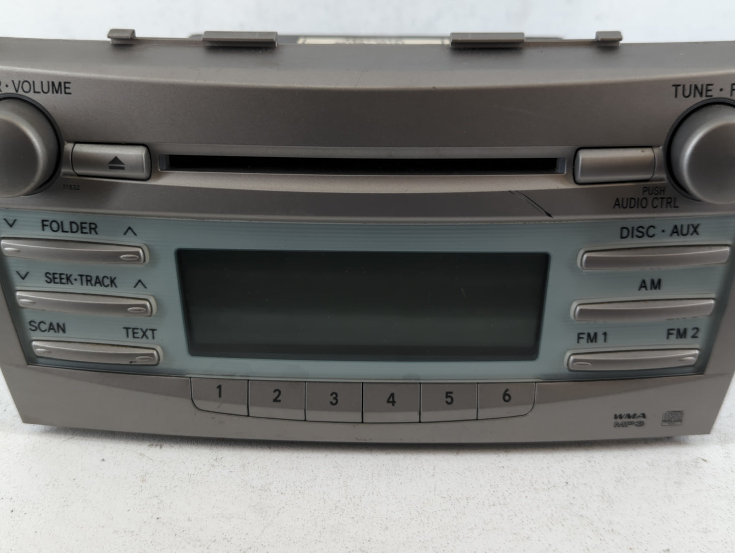 2007-2009 Toyota Camry Radio AM FM Cd Player Receiver Replacement P/N:123000-0660A 86120-06181 Fits Fits 2007 2008 2009 OEM 