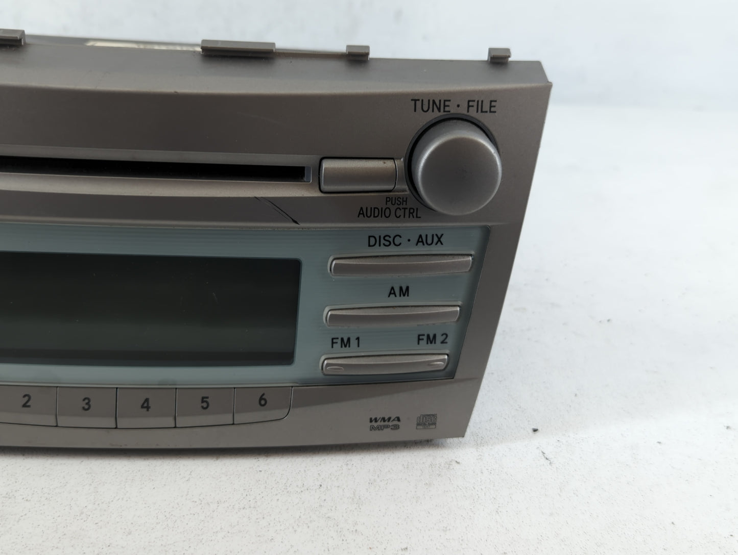 2007-2009 Toyota Camry Radio AM FM Cd Player Receiver Replacement P/N:123000-0660A 86120-06181 Fits Fits 2007 2008 2009 OEM 
