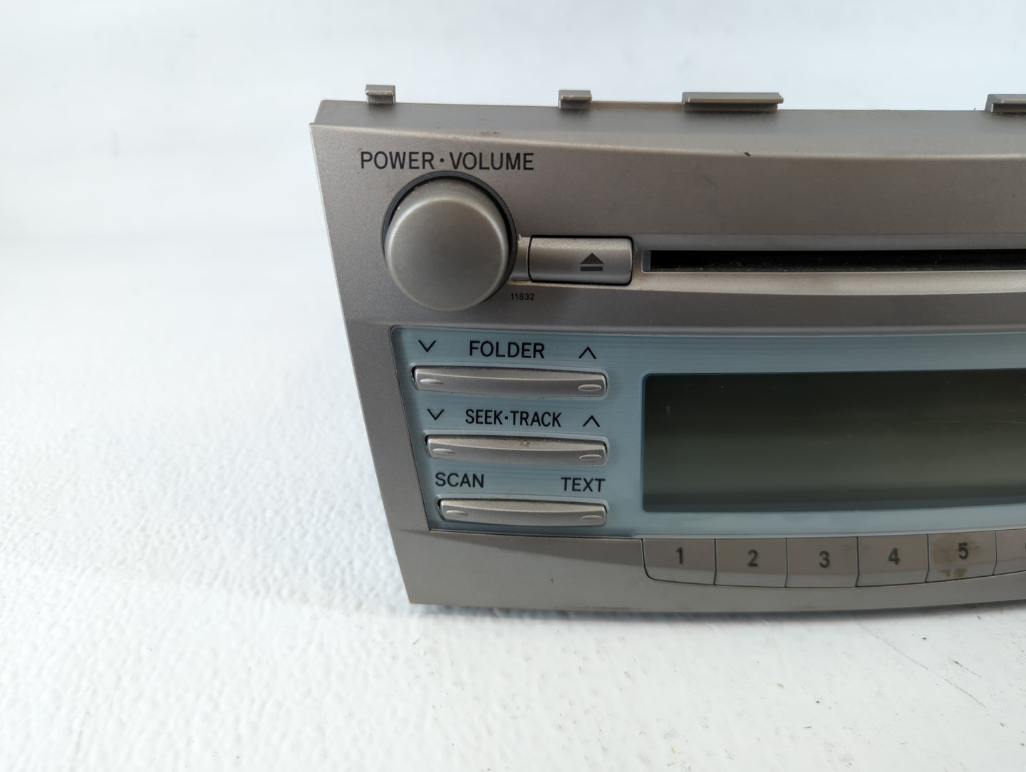 2007-2009 Toyota Camry Radio AM FM Cd Player Receiver Replacement P/N:86120-06181 Fits Fits 2007 2008 2009 OEM Used Auto Par