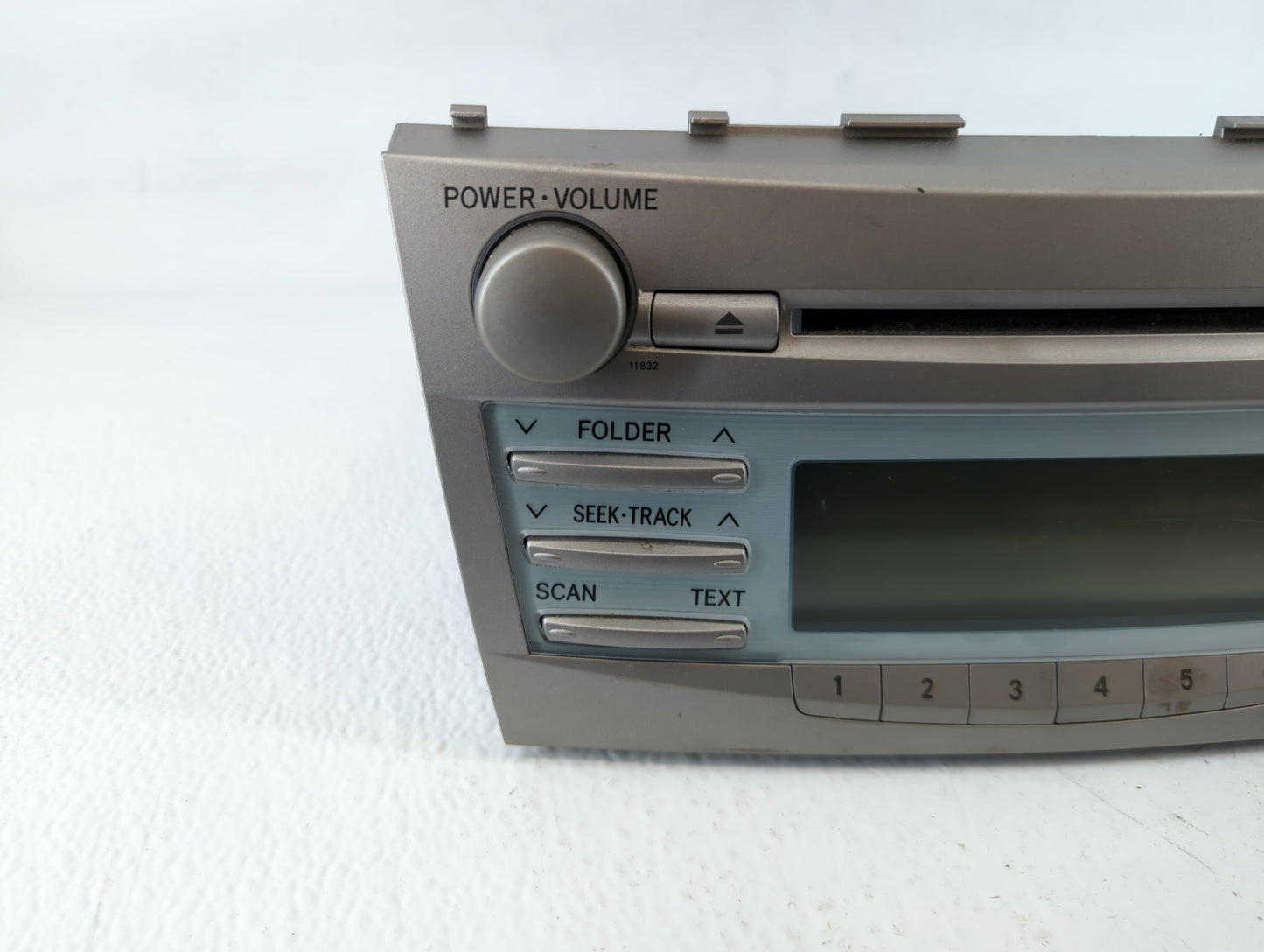 2007-2009 Toyota Camry Radio AM FM Cd Player Receiver Replacement P/N:86120-06181 Fits Fits 2007 2008 2009 OEM Used Auto Par