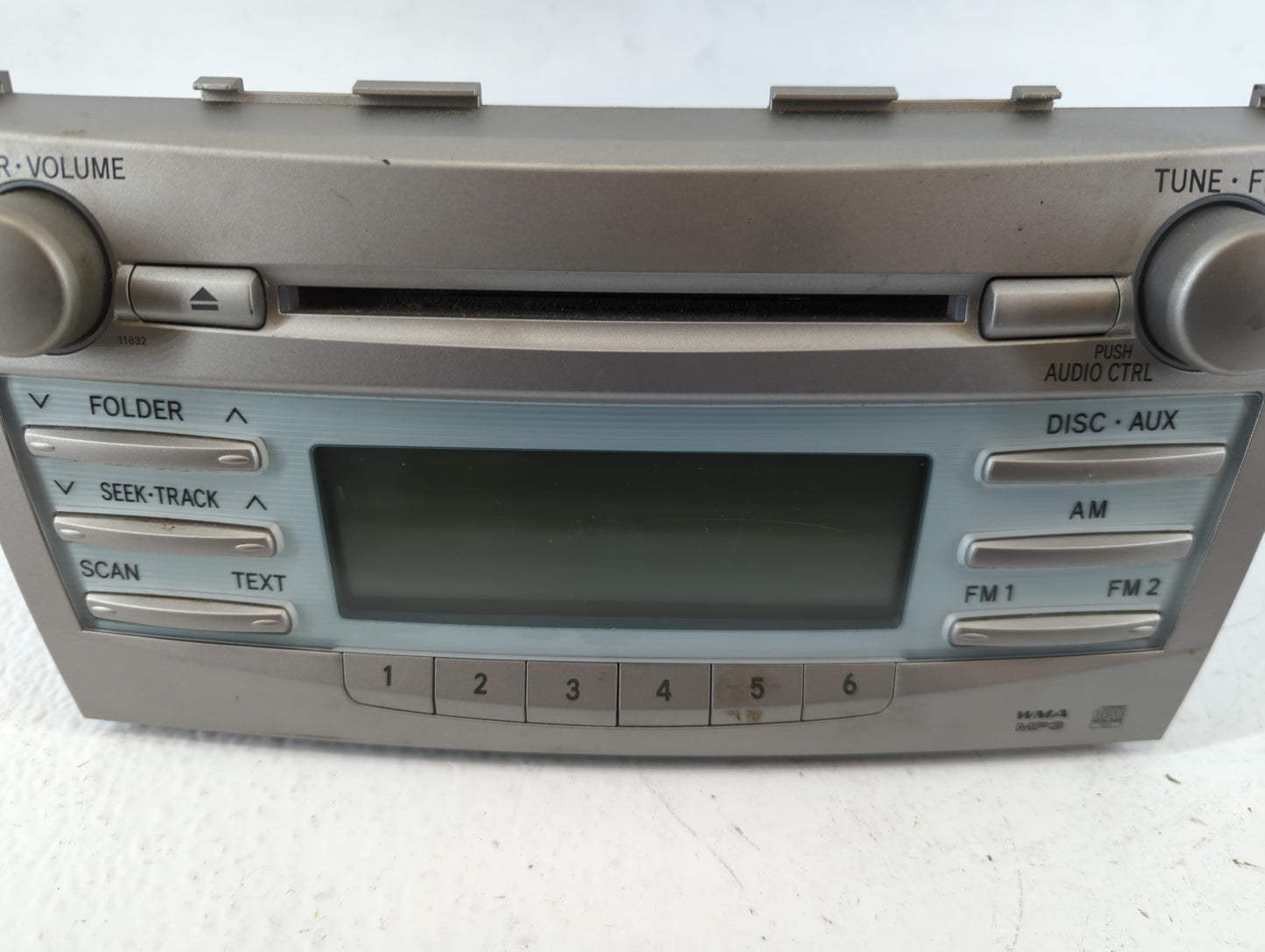 2007-2009 Toyota Camry Radio AM FM Cd Player Receiver Replacement P/N:86120-06181 Fits Fits 2007 2008 2009 OEM Used Auto Par