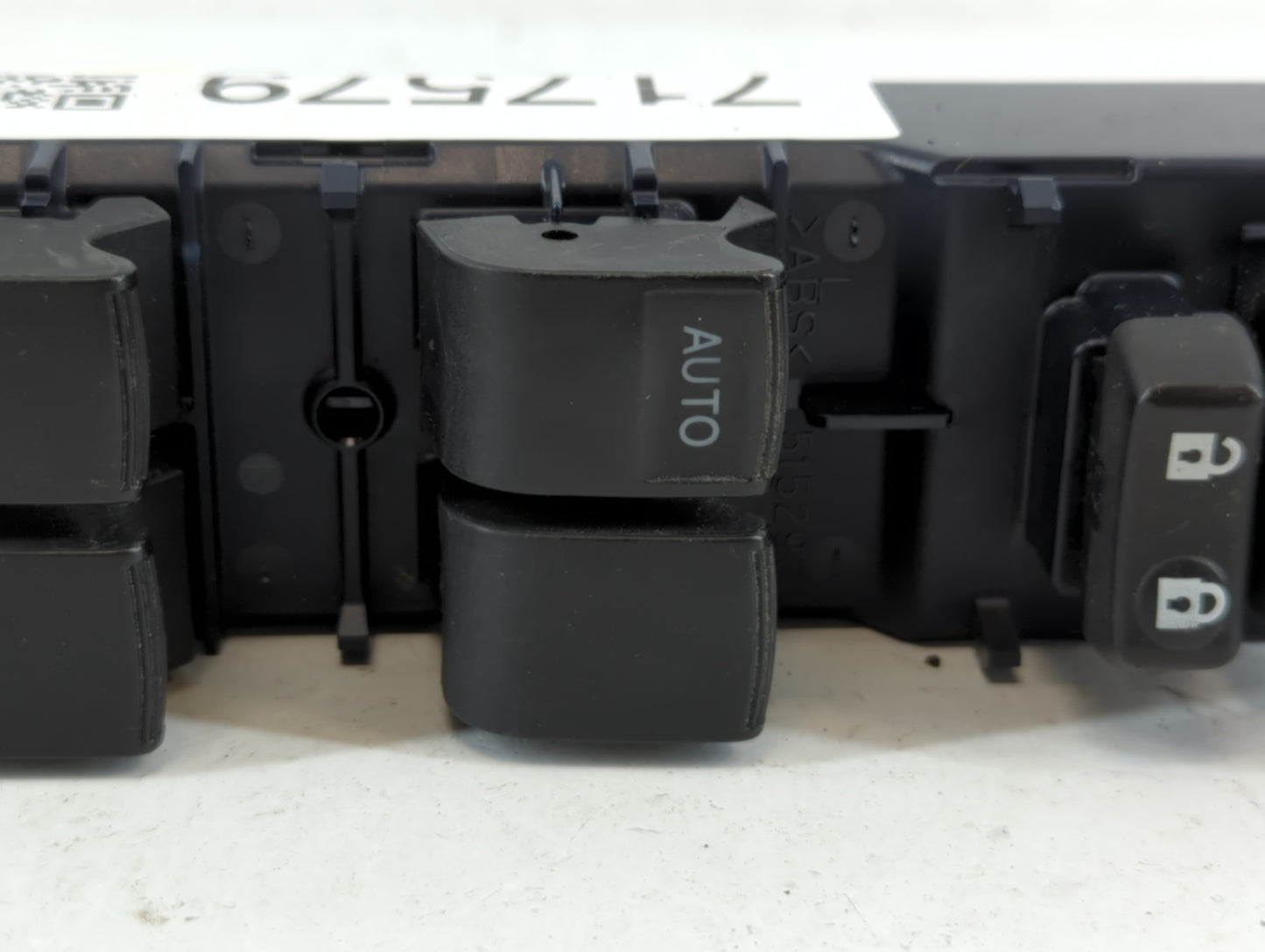 2007-2009 Toyota Camry Master Power Window Switch Replacement Driver Side Left Fits OEM Used Auto Parts - Oemusedautoparts1.