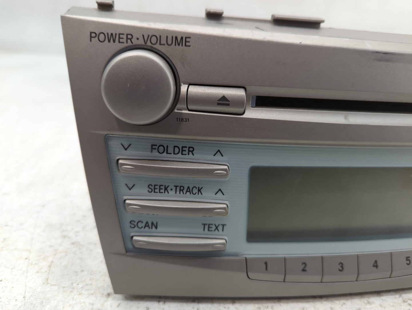 2007-2009 Toyota Camry Radio AM FM Cd Player Receiver Replacement P/N:86120-33891 Fits Fits 2007 2008 2009 OEM Used Auto Par