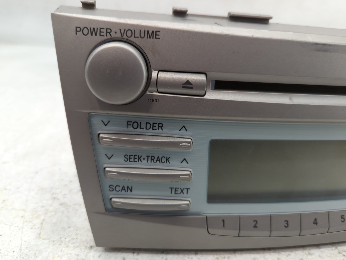 2007-2009 Toyota Camry Radio AM FM Cd Player Receiver Replacement P/N:86120-33891 Fits Fits 2007 2008 2009 OEM Used Auto Par