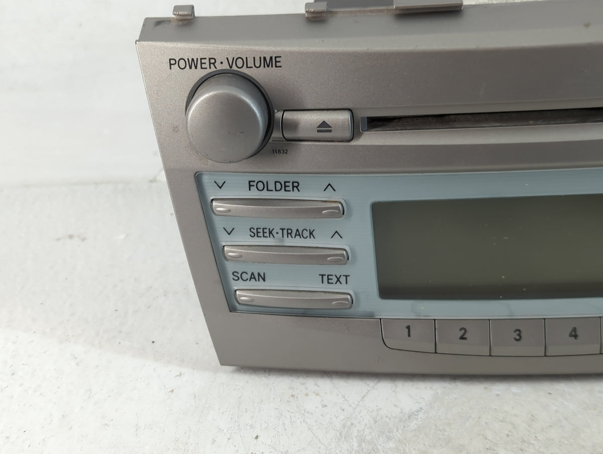 2007-2009 Toyota Camry Am Fm Cd Player Radio Receiver 761110 - Oemusedautoparts1.com