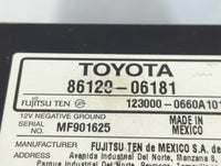 2007-2009 Toyota Camry Am Fm Cd Player Radio Receiver 761110 - Oemusedautoparts1.com
