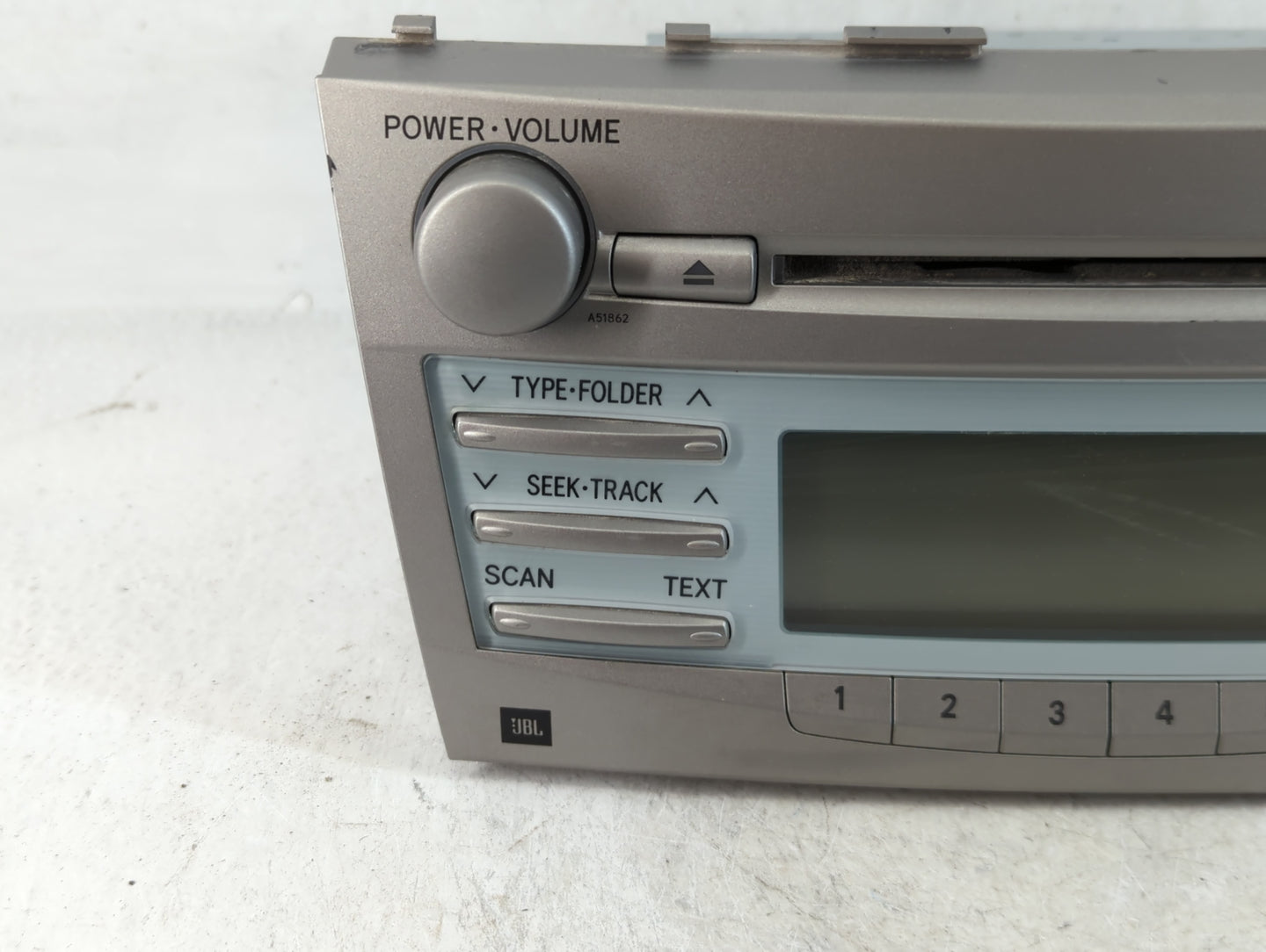 2007-2009 Toyota Camry Am Fm Cd Player Radio Receiver - Oemusedautoparts1.com
