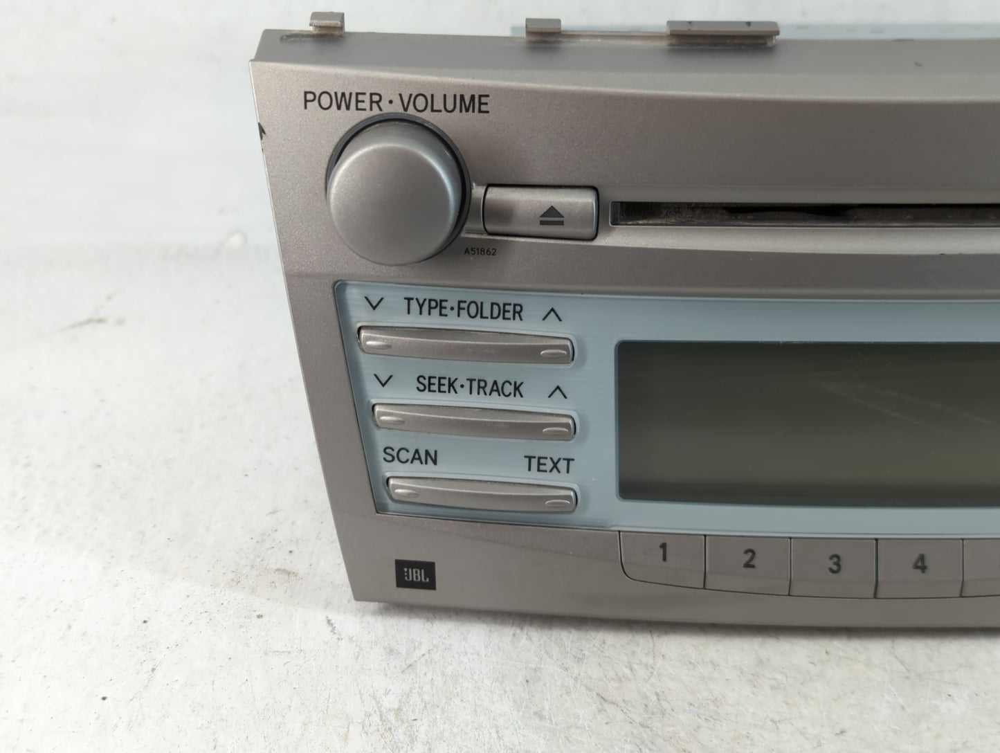 2007-2009 Toyota Camry Am Fm Cd Player Radio Receiver - Oemusedautoparts1.com