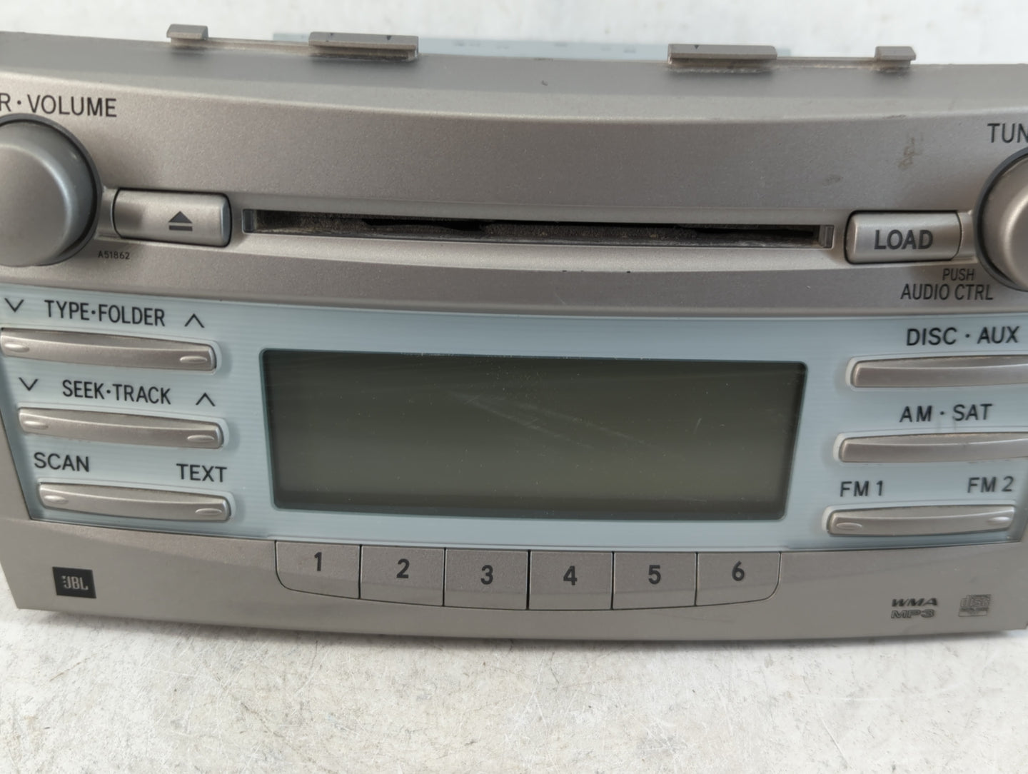 2007-2009 Toyota Camry Am Fm Cd Player Radio Receiver - Oemusedautoparts1.com