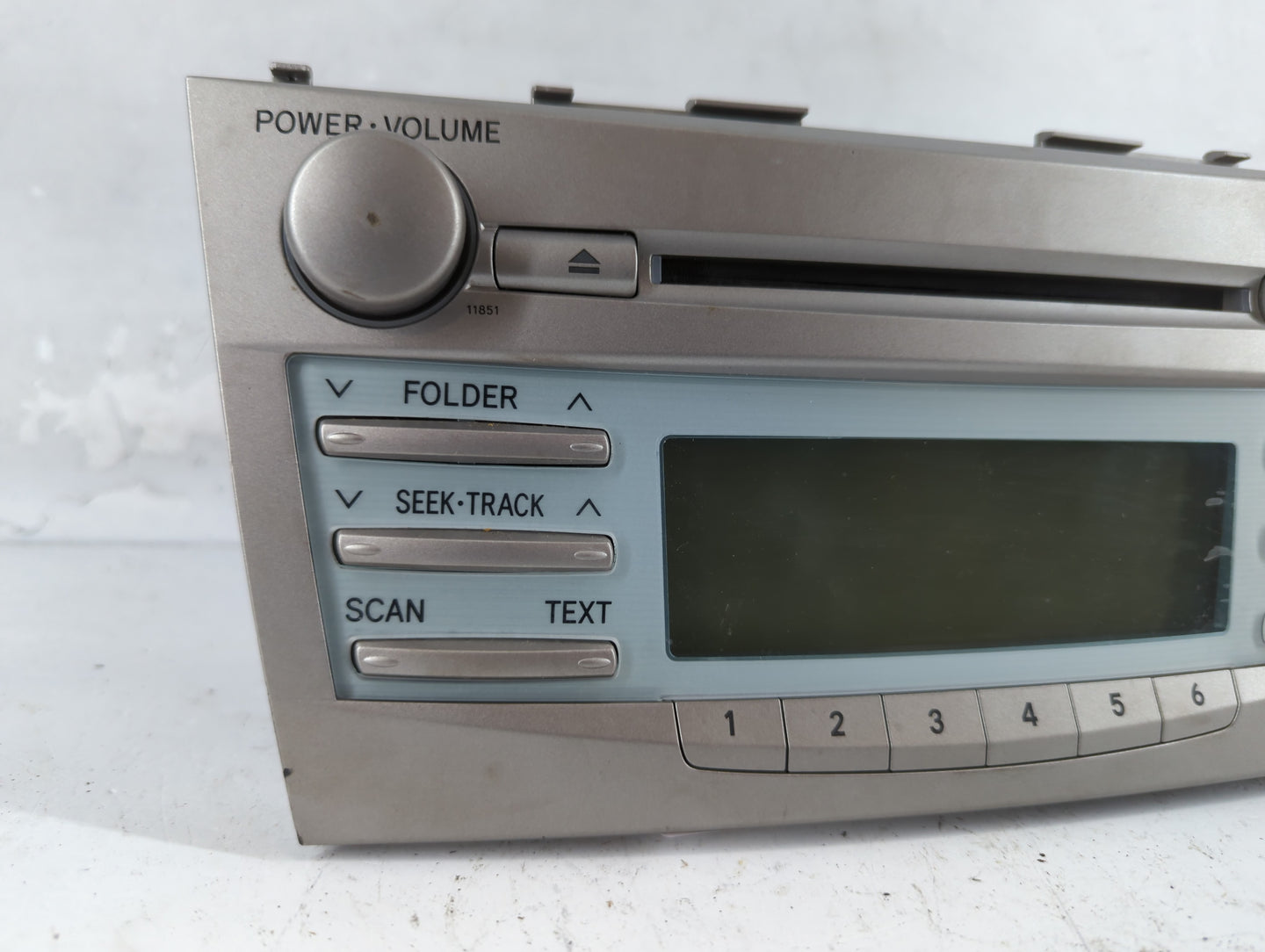 2007-2009 Toyota Camry Radio AM FM Cd Player Receiver Replacement P/N:86120-06182 Fits Fits 2007 2008 2009 OEM Used Auto Par