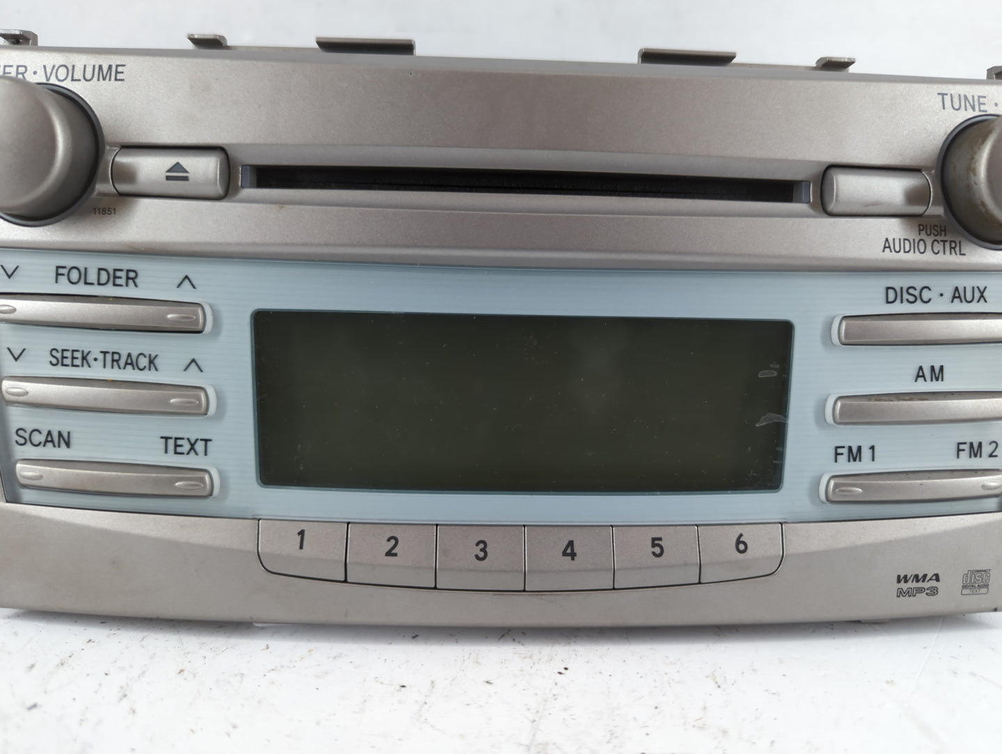 2007-2009 Toyota Camry Radio AM FM Cd Player Receiver Replacement P/N:86120-06182 Fits Fits 2007 2008 2009 OEM Used Auto Par
