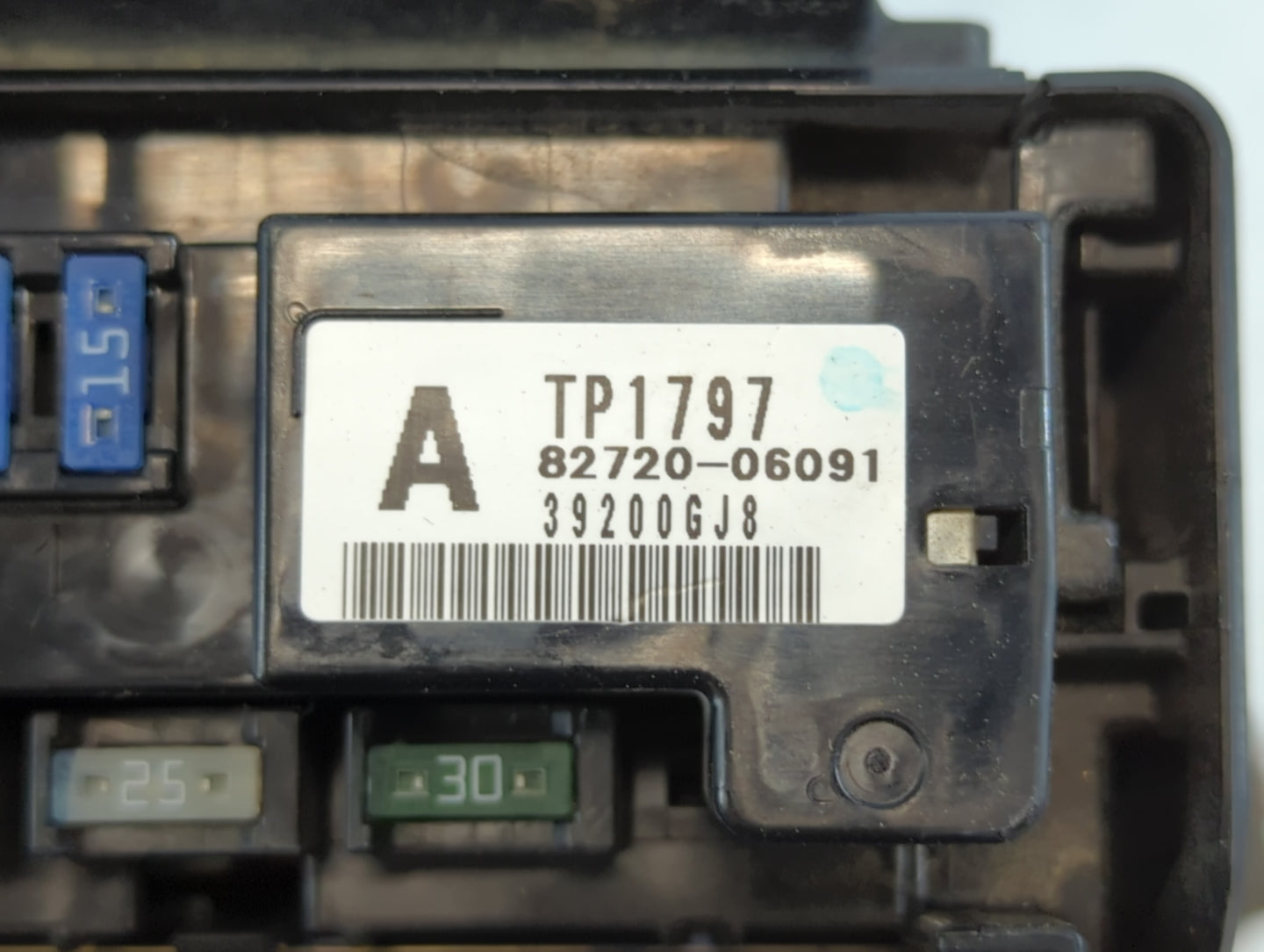 2007-2009 Toyota Camry Fusebox Fuse Box Panel Relay Module P/N:TP1797 82720-06091 Fits Fits 2007 2008 2009 OEM Used Auto Par