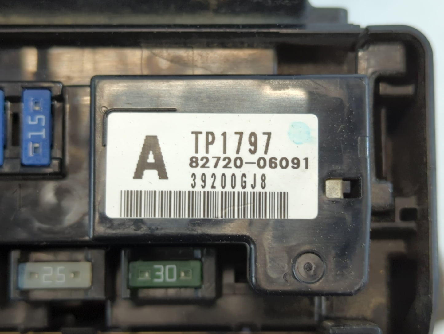 2007-2009 Toyota Camry Fusebox Fuse Box Panel Relay Module P/N:TP1797 82720-06091 Fits Fits 2007 2008 2009 OEM Used Auto Par