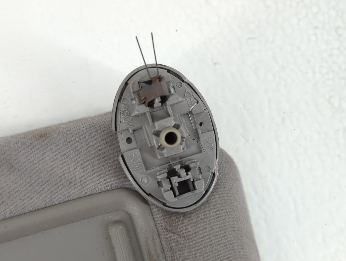 2007-2011 Toyota Camry Sun Visor Shade Replacement Passenger Right Mirror Fits Fits 2007 2008 2009 2010 2011 OEM Used Auto P