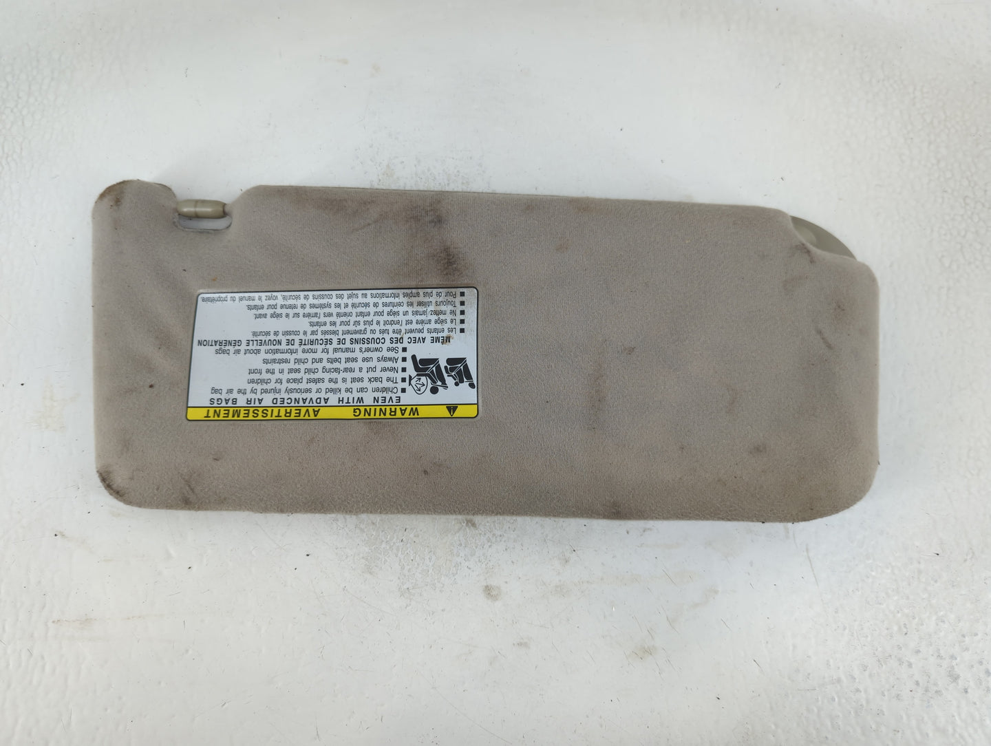 2007-2011 Toyota Camry Sun Visor Shade Replacement Driver Left Mirror Fits Fits 2007 2008 2009 2010 2011 OEM Used Auto Parts