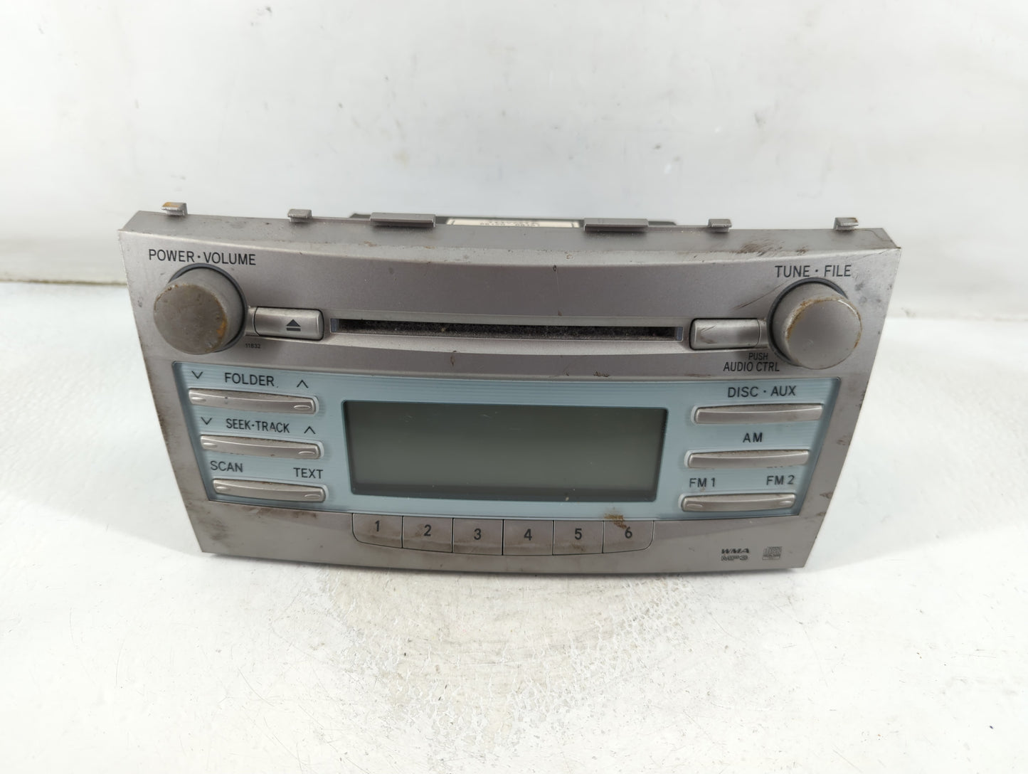 2007-2009 Toyota Camry Radio AM FM Cd Player Receiver Replacement P/N:86120-06181 Fits Fits 2007 2008 2009 OEM Used Auto Par