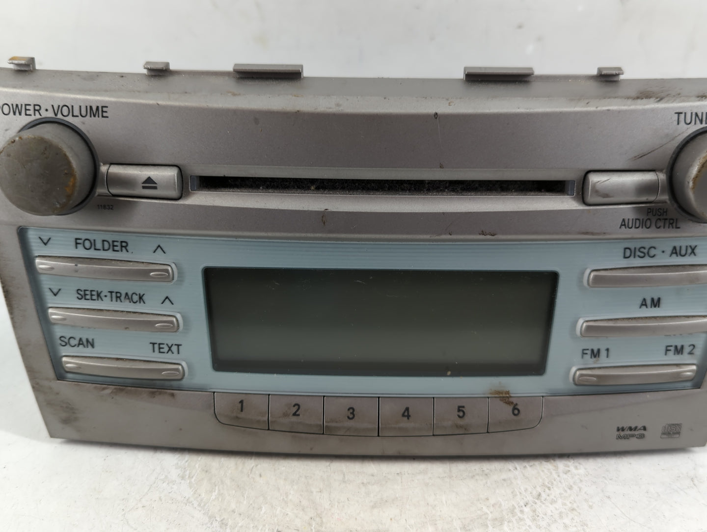 2007-2009 Toyota Camry Radio AM FM Cd Player Receiver Replacement P/N:86120-06181 Fits Fits 2007 2008 2009 OEM Used Auto Par