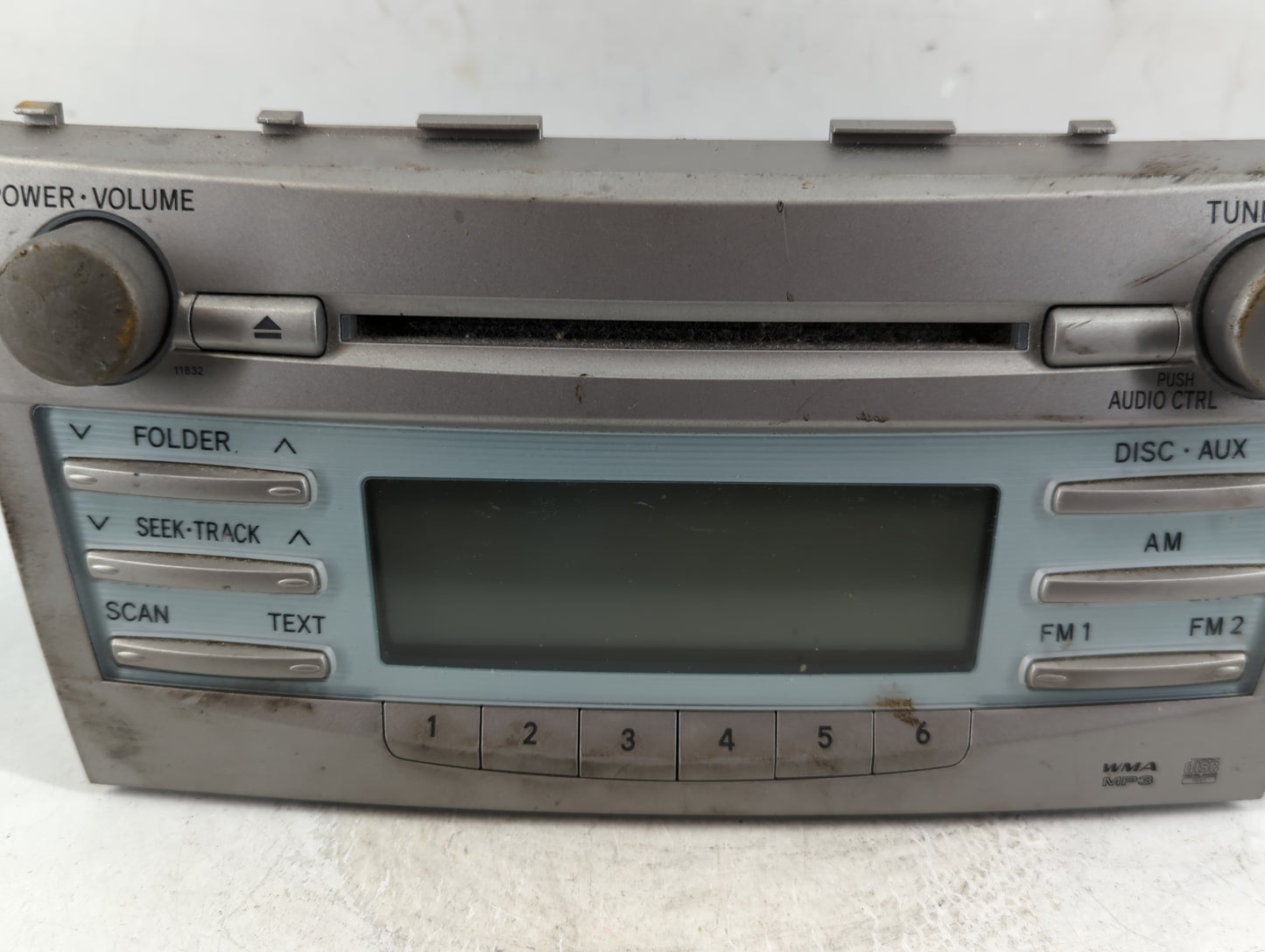 2007-2009 Toyota Camry Radio AM FM Cd Player Receiver Replacement P/N:86120-06181 Fits Fits 2007 2008 2009 OEM Used Auto Par