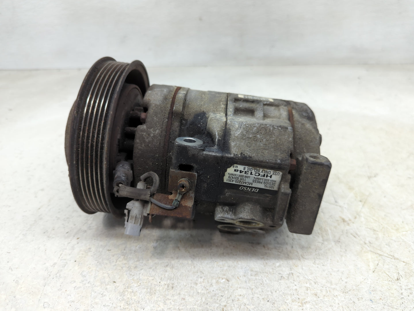 2003-2008 Toyota Corolla Air Conditioning A/c Ac Compressor Oem - Oemusedautoparts1.com