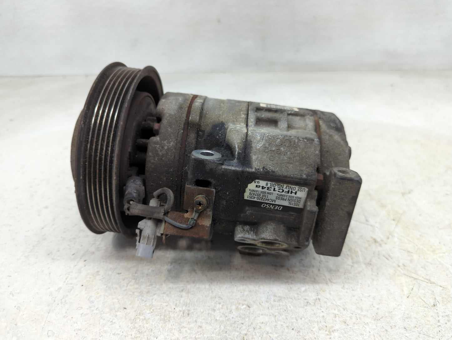 2003-2008 Toyota Corolla Air Conditioning A/c Ac Compressor Oem - Oemusedautoparts1.com