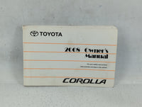 2008 Toyota Corolla Owners Manual Book Guide P/N:01999-12B28 OEM Used Auto Parts - Oemusedautoparts1.com