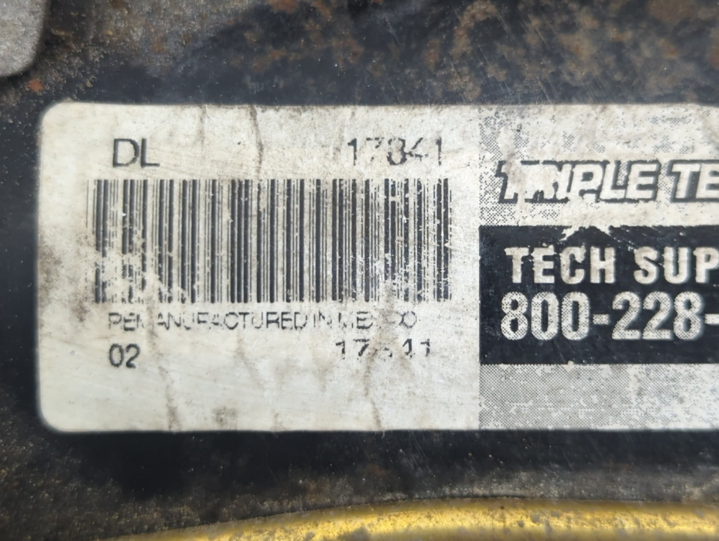 2003-2008 Toyota Corolla Car Starter Motor Solenoid OEM P/N:800-228 Fits Fits 2003 2004 2005 2006 2007 2008 OEM Used Auto Pa