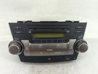 2008-2010 Toyota Highlander Radio AM FM Cd Player Receiver Replacement P/N:86120-48E40-C0 Fits Fits 2008 2009 2010 OEM Used 