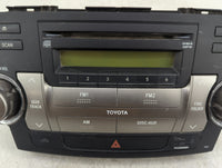 2008-2010 Toyota Highlander Radio AM FM Cd Player Receiver Replacement P/N:86120-48E40-C0 Fits Fits 2008 2009 2010 OEM Used 