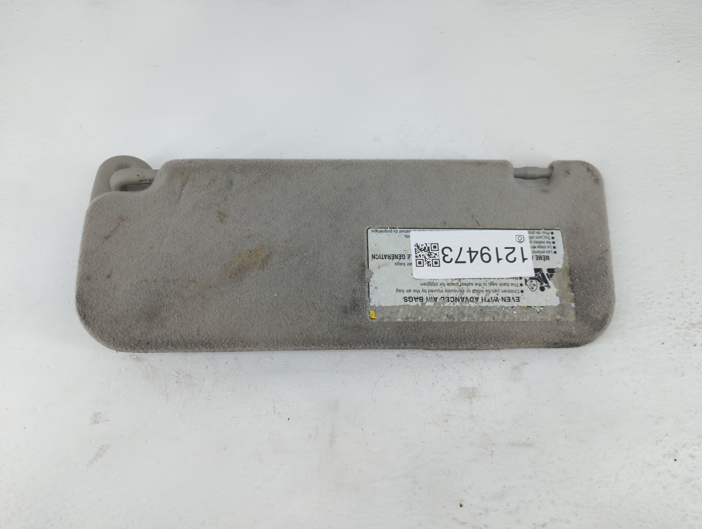 2005-2008 Toyota Matrix Sun Visor Shade Replacement Passenger Right Mirror Fits Fits 2005 2006 2007 2008 OEM Used Auto Parts