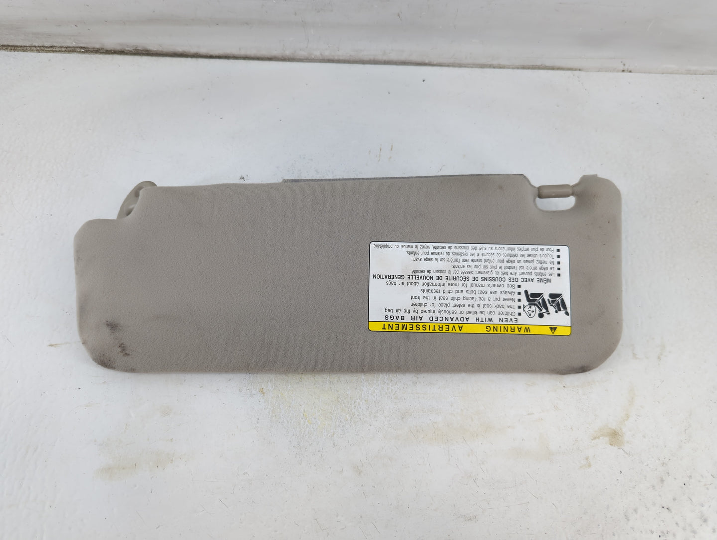 2006-2009 Toyota Prius Sun Visor Shade Replacement Passenger Right Mirror Fits Fits 2006 2007 2008 2009 OEM Used Auto Parts 
