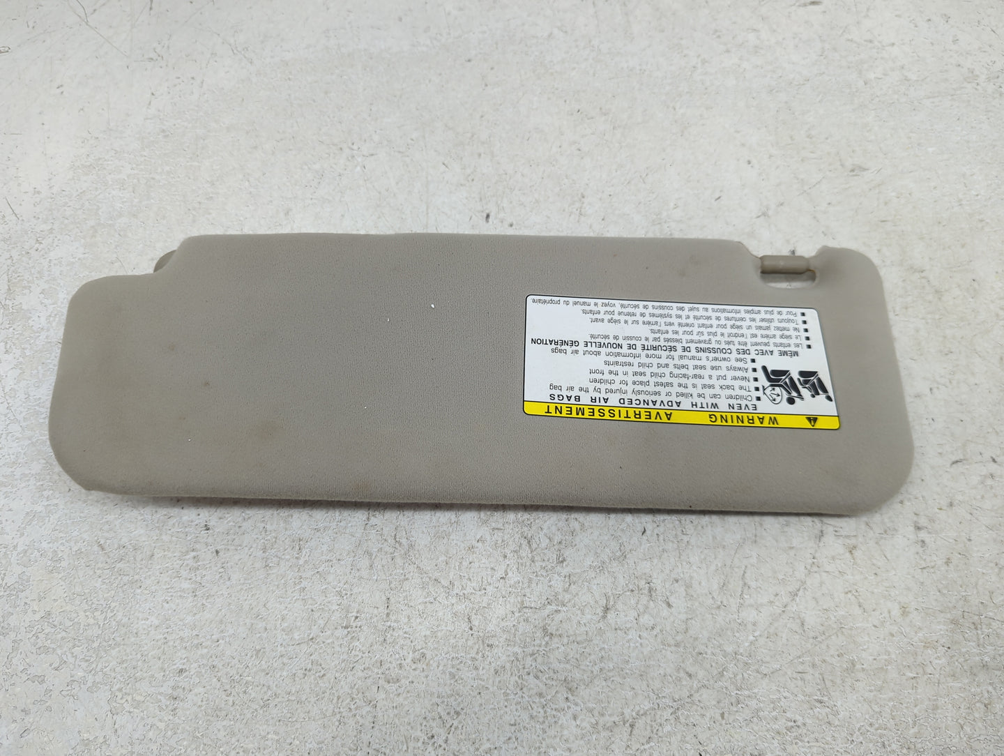 2006-2009 Toyota Prius Sun Visor Shade Replacement Passenger Right Mirror Fits Fits 2006 2007 2008 2009 OEM Used Auto Parts 
