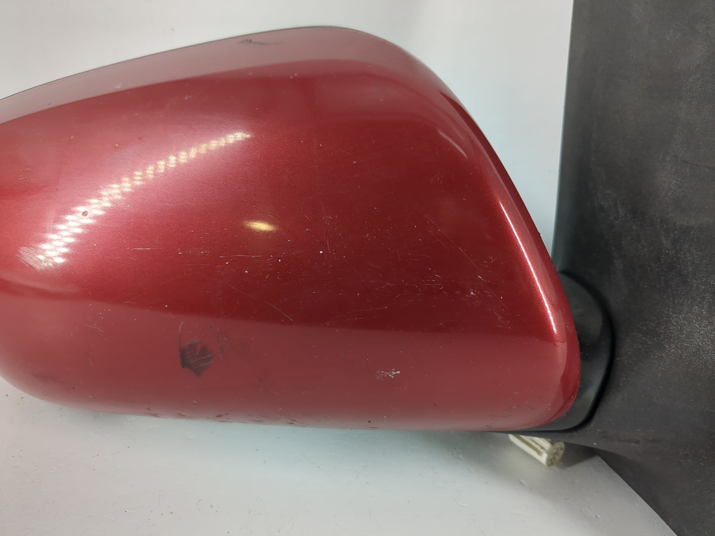 2008-2009 Toyota Prius Driver Left Side View Manual Door Mirror Red - Oemusedautoparts1.com