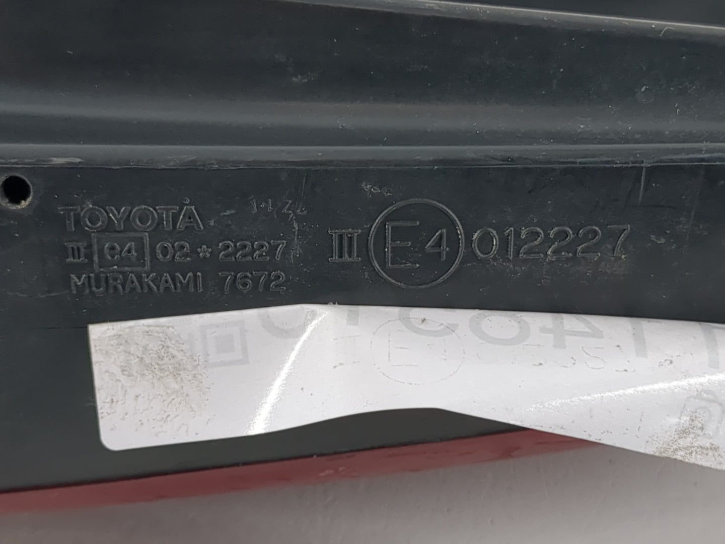2008-2009 Toyota Prius Driver Left Side View Manual Door Mirror Red - Oemusedautoparts1.com