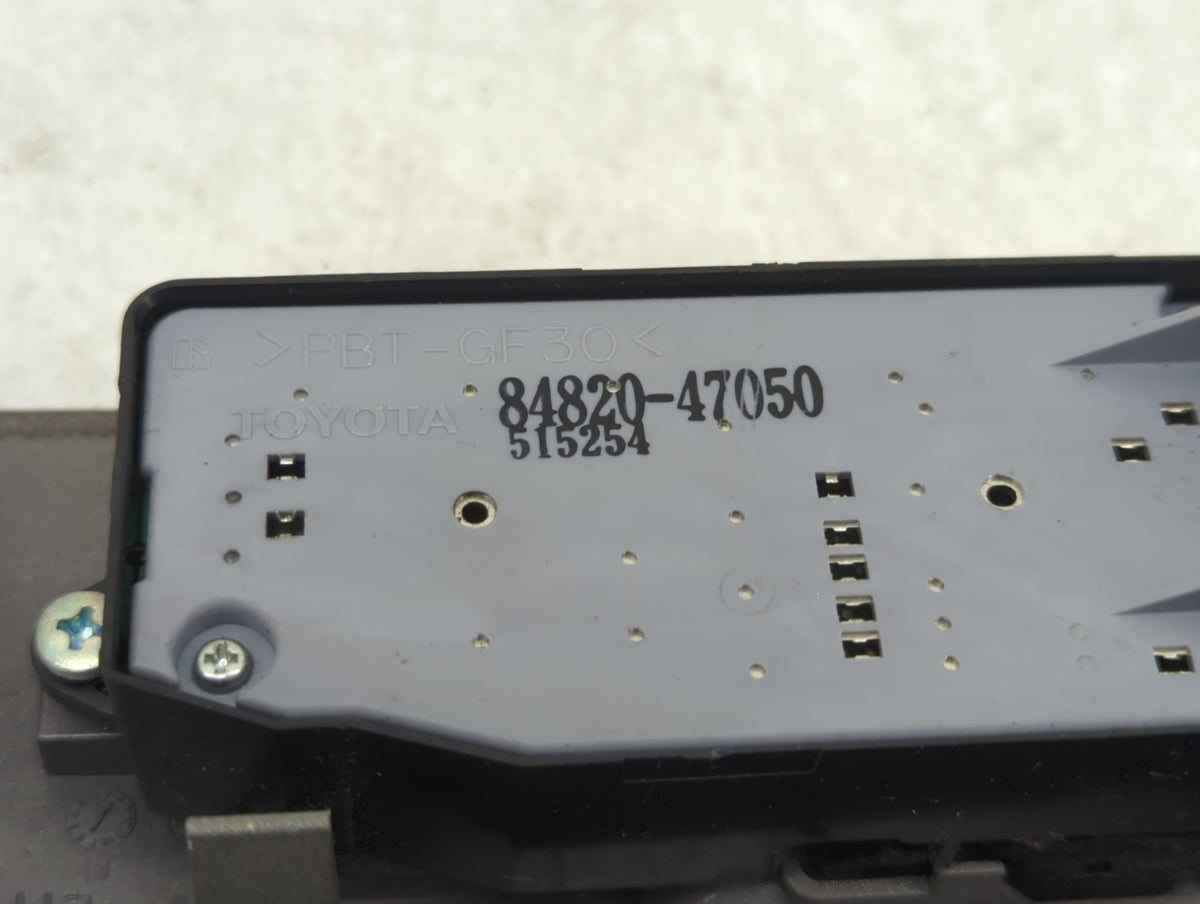 2004-2009 Toyota Prius Master Power Window Switch Replacement Driver Side Left Fits Fits 2004 2005 2006 2007 2008 2009 OEM U