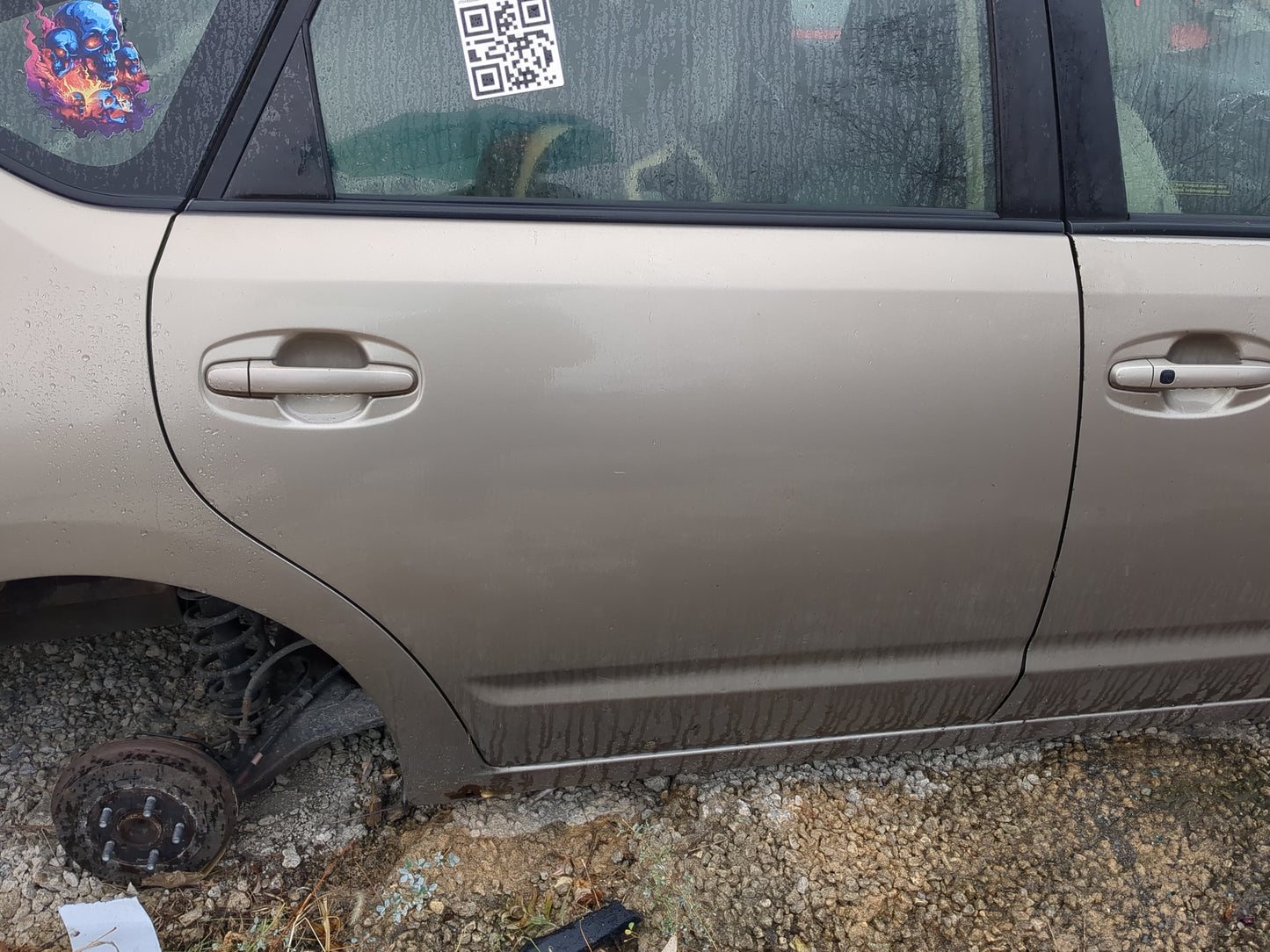 2004-2009 Toyota Prius Passenger Rear Door Oem 1231160 - Oemusedautoparts1.com