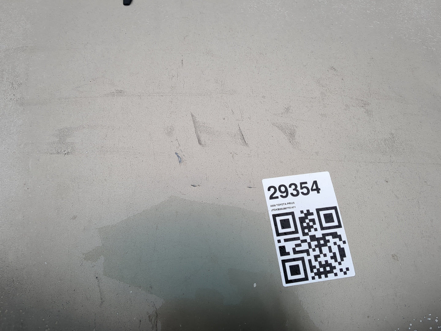 2004-2009 Toyota Prius Hood Oem - Oemusedautoparts1.com