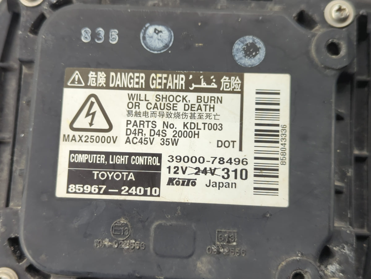 2006-2009 Toyota Prius Passenger Right Oem Head Light Headlight Lamp 1231220 - Oemusedautoparts1.com