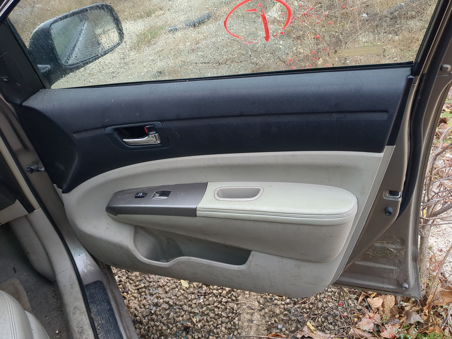 2008 Toyota Prius Front Right Passenger Interior Door Panel Trim 1231276 - Oemusedautoparts1.com