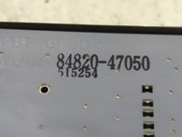 2004-2009 Toyota Prius Master Power Window Switch Replacement Driver Side Left P/N:84820-47050 Fits OEM Used Auto Parts - Oe