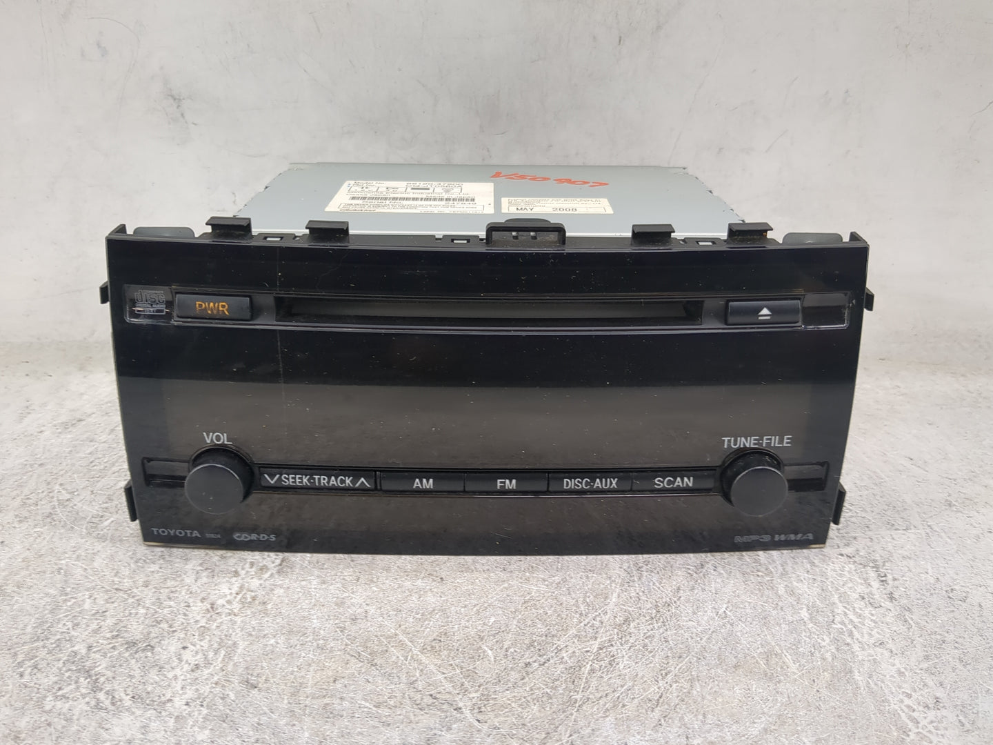 2006-2009 Toyota Prius Radio AM FM Cd Player Receiver Replacement P/N:86120-47200 CQ-JT0560A Fits Fits 2006 2007 2008 2009 O